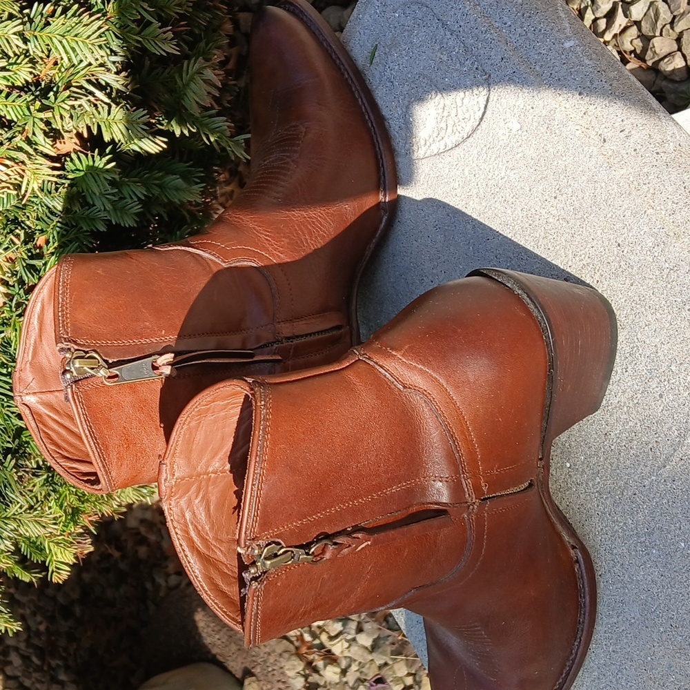 TECOVAS THE DAISY LEATHER Ankle Boots Size 9 - Picture 6 of 14